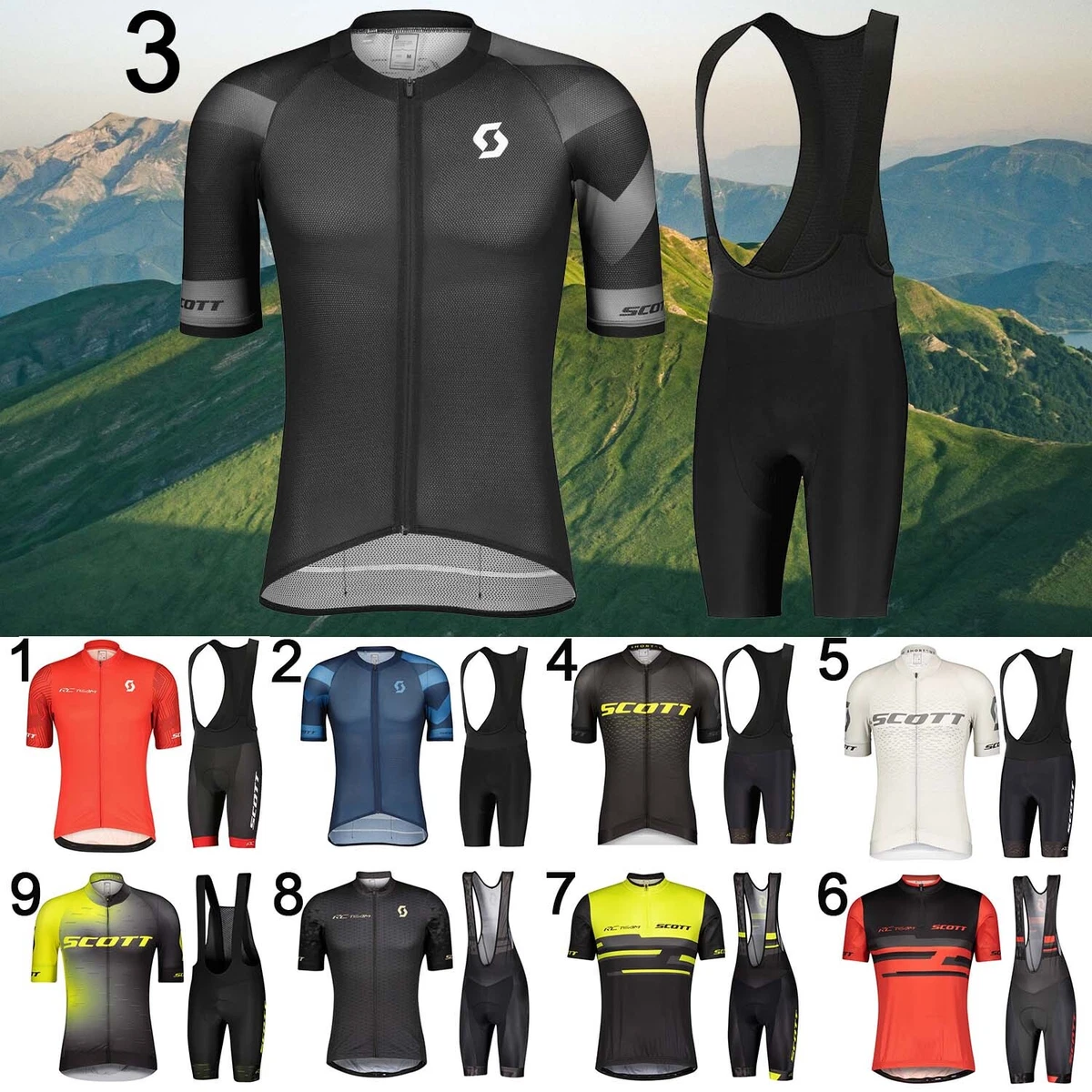 Scott Fahrradbekleidung in Fahrrad Trikot & Hose Sets online kaufen |  eBay.de