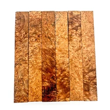 Asian Satinwood Burl Wood Pen Turning Blanks (Per Piece) -  Amazing Figure!!!