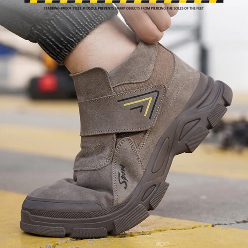 Mens Safety Boots Anti-Hot Welders Protective Shoes Steel Toe Boots Non slip US - Picture 18 of 24
