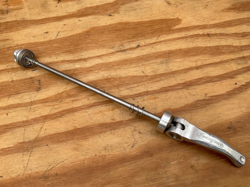 Hope Quick Release Skewer 135mm Rear Silver SAA Mountain Bike Cross Country MTB