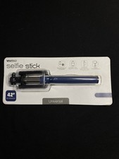 Phone Selfie Stick Vivitar 42" Brand New  Built In Shutter Release  Navy Blue