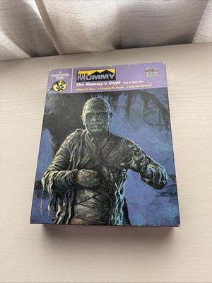 VTG The Mummy s Crypt Jigsaw Puzzle Golden Book Mystery Mummy Monster HTF