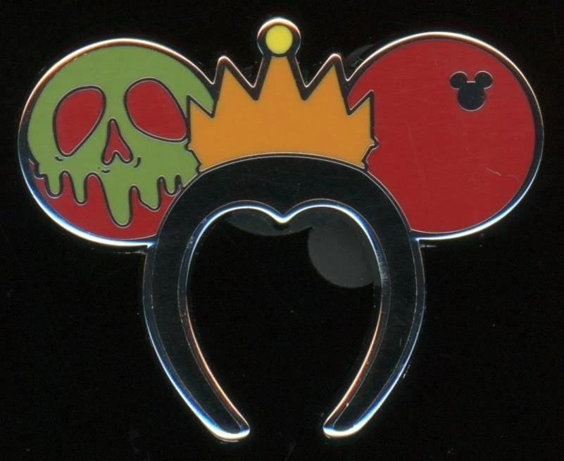DLR Evil Queen Ear Headbands Wave A Series 1 2026 Hidden Mickey Disney Pin