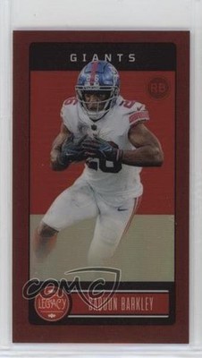2023 Panini Legacy Premium Edition Mini Ruby 38/50 Saquon Barkley #74 v9t