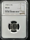 1950-S  10C Roosevelt Dime NGC MS66    8699811-020