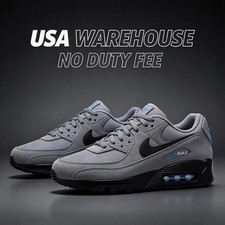 Nike Air Max 90 Men Shoe DO6706-002 Smoke Grey Light USA NO DUTY FEE
