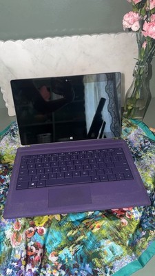 Microsoft Surface RT 64GB Tablet w/ Purple Type Cover Keyboard Windows RT Bundle