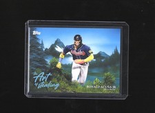 2025 Topps x Bob Ross: Joy of Baseball Ronald Acuna Jr. Art of Stealing