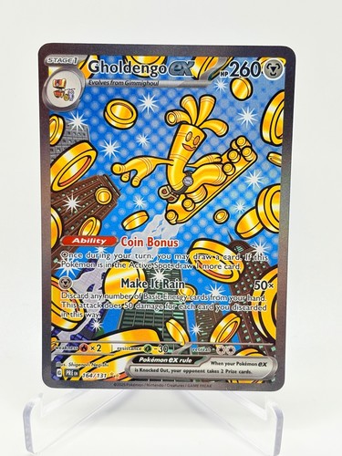 Gholdengo ex 164/131 Special Illustration Rare SV: Prismatic Evolutions NMT