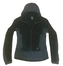 Mountain Hardwear Womens XS Polartec Fleece Full Zip Hoodie Climbing Hiking see