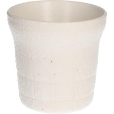 Tazza shochu Mino Ware porcellana bianca stile Bizen 3,7 pollici Made in Japan