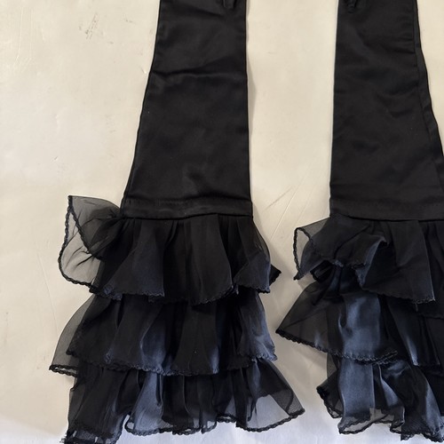Vintage Black Opera Gloves 1950s Formal Prom Evening Oscars Fancy Elayne 21” L - Bild 2 von 4