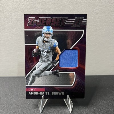 2024 Panini Zenith Amon-Ra St. Brown Z-Jersey Insert Card Patch Detroit Lions