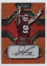 2022 Wild Card Mania Retail Hex Orange Sparkles /10 John Ridgeway Auto 4xw