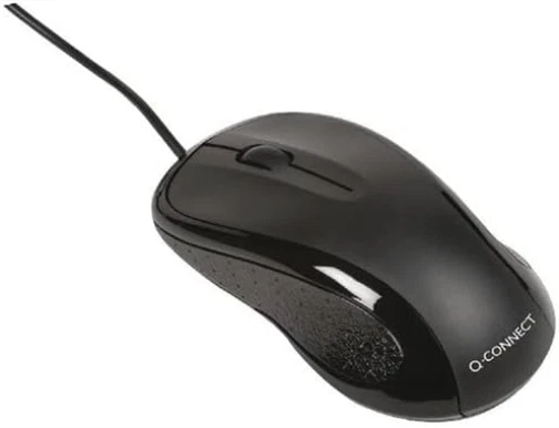 Q-Connect KF04368 Scroll Wheel Mouse - Black/Silver - Image 2 of 4
