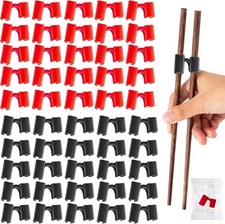 200 Pcs Reusable Chopsticks Helper Chopstick Trainer Multicolor Training