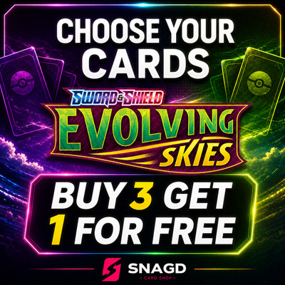 Pokemon Evolving Skies - Choose your cards Buy 3 Get 1 Free!