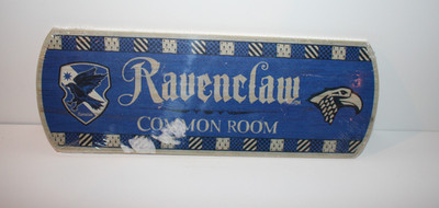 NEW Harry Potter  Ravenclaw Common Room Wooden Hanging Wall Door Plaque Sign