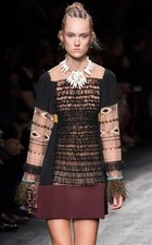 Valentino S/S 2016  Africa  collection embellished dress
