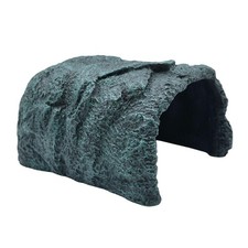 Reptile Hideout Cave Resin Rock Hides Terrarium Habitat Decor Tunnel 