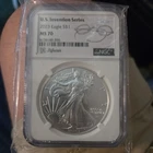 2023 1oz Silver Eagle 7K Metals US Invention Series- Bifocals NGC MS70