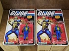 Lot Of 2 GI Joe ReAction+ Plus Once A Man Cobra Commander Super7 O-Ring Figure