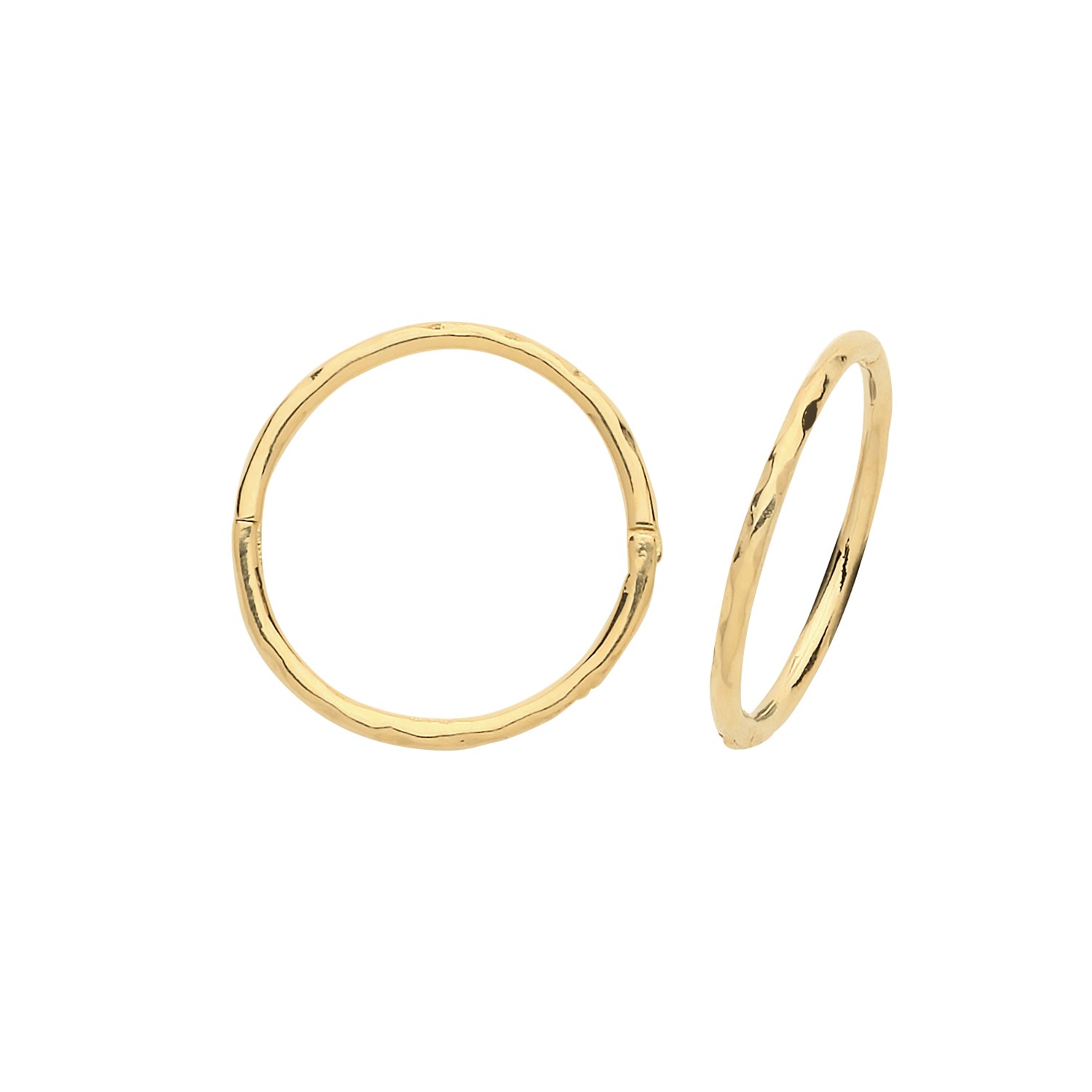 Boucles d'oreilles or 375/1000 de 14mm l'excellence de la joaillerie française