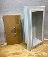 Kidde Heavy-Duty Steel Semi-Recessed 5 lb Fire Extinguisher Cabinet White
