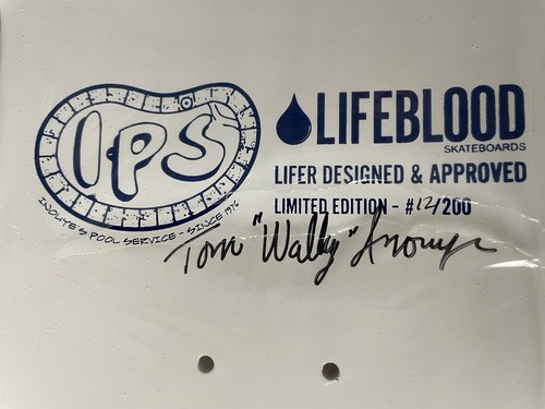 Ltd. Signed-IPS/lifeblood- Wally Inouye IPS Deck - Picture 3 of 4