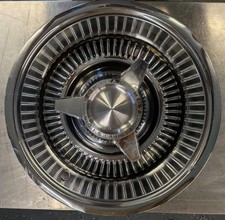 1964 Pontiac Bonneville Catalina 14 Wheel Cover Hubcap Oem 3-bar Spinner Driver