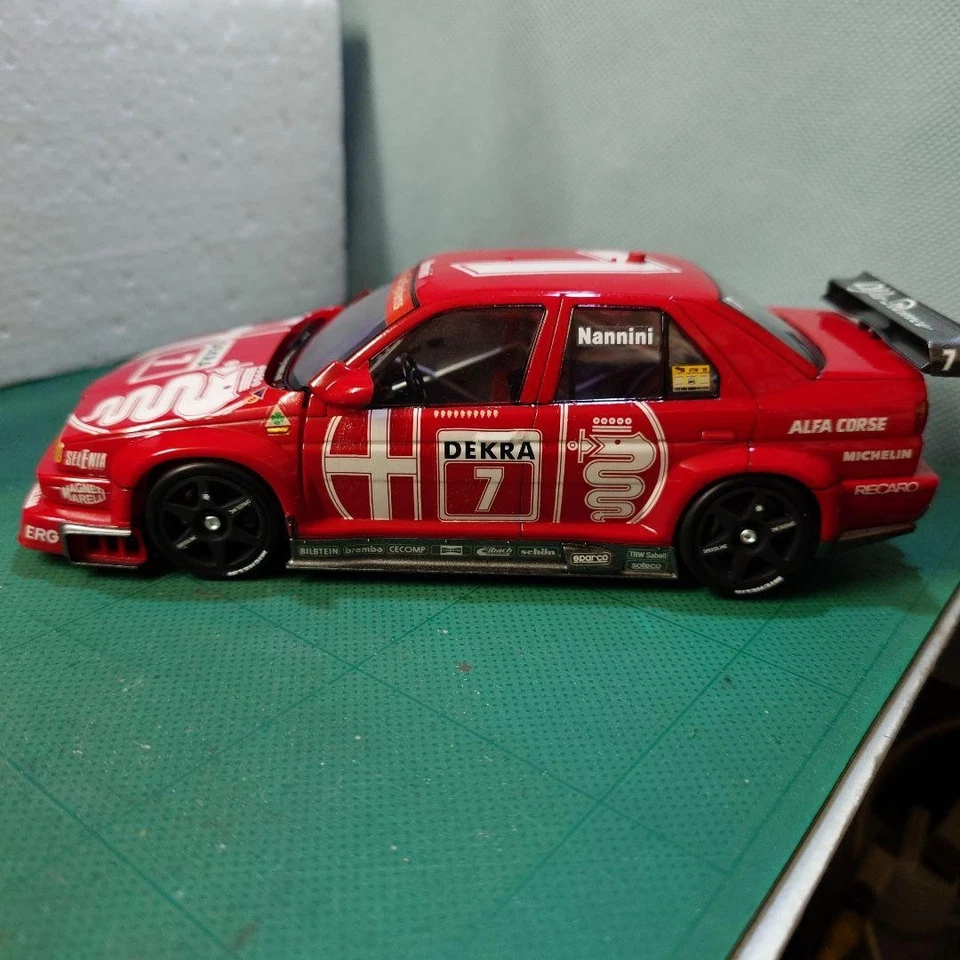 田宫 1/24 阿尔法罗密欧 155 V6 TI 赛车模型套件 – 完成/现成 — 第 3/4 张图片