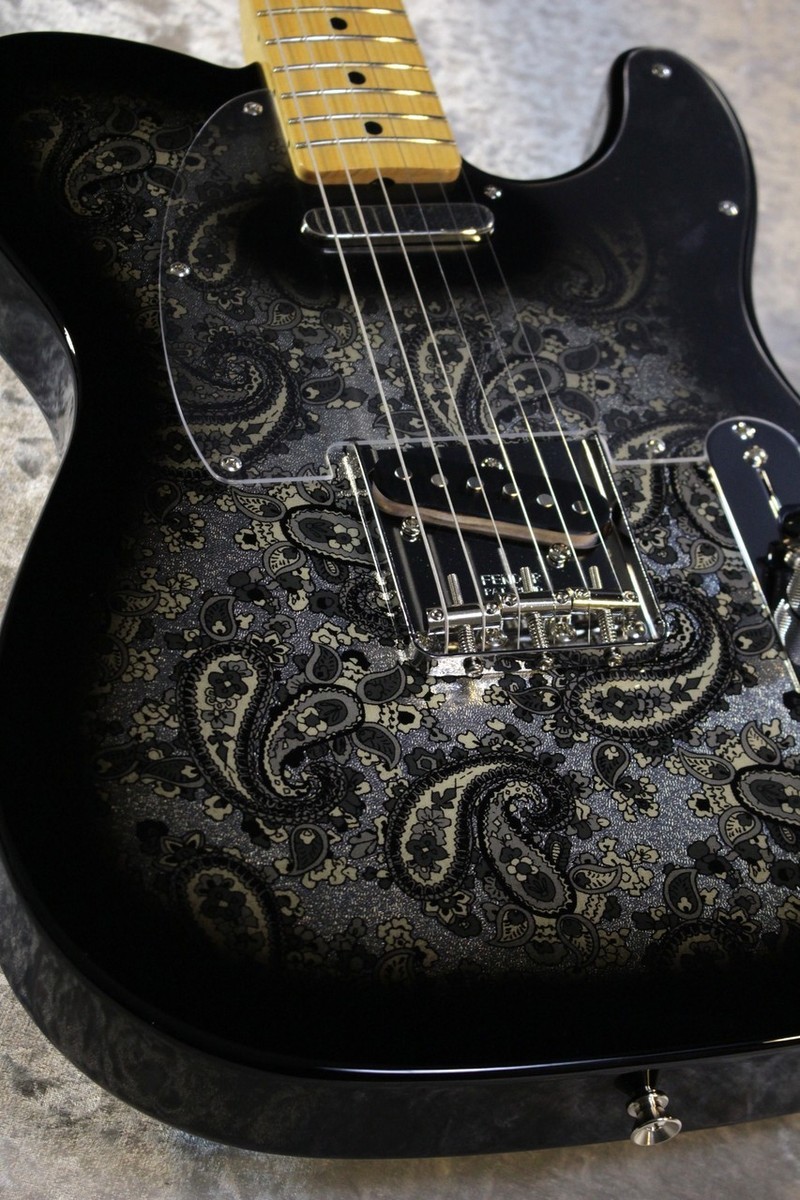 Fender Paisley Made in Japan LTD Telecaster Black Paisley