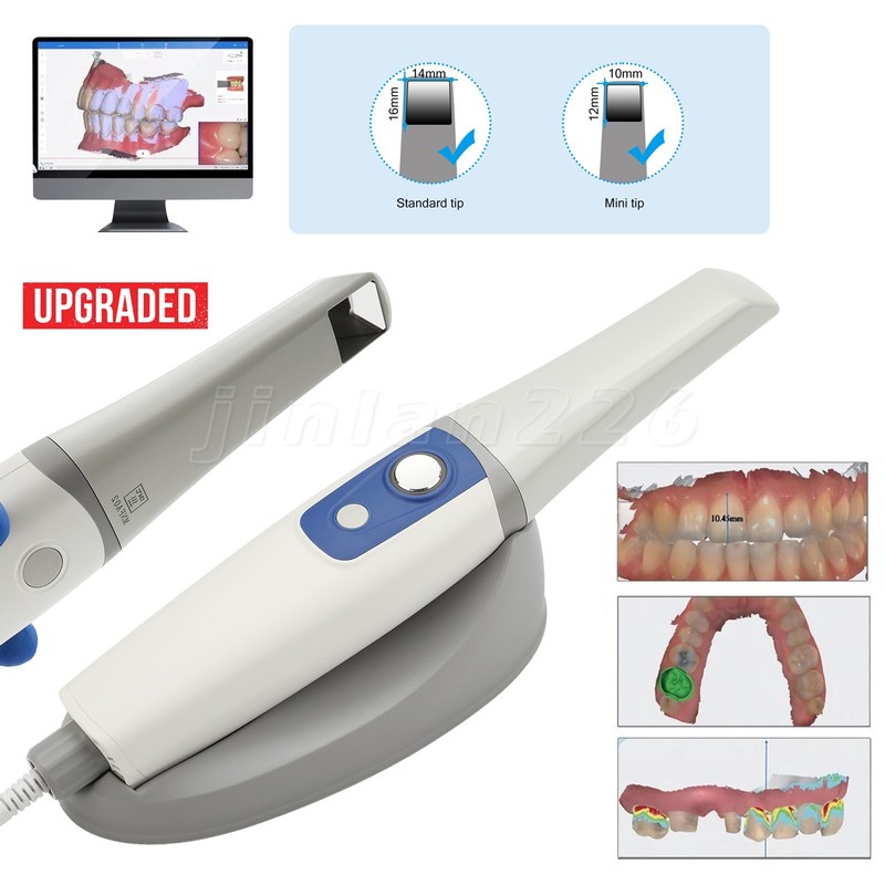 Dental Intra oral 3D Scanner Intraoral Color&Free AI Scan Scanning Software CAD