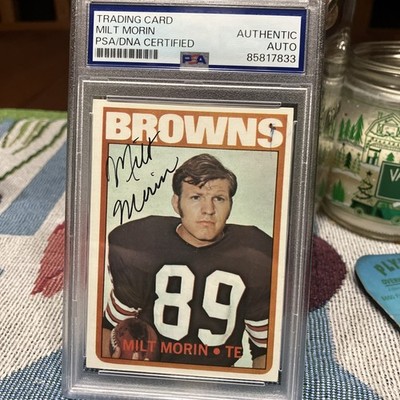 1972 Topps - High # Milt Morin autographed #315 NM-MT