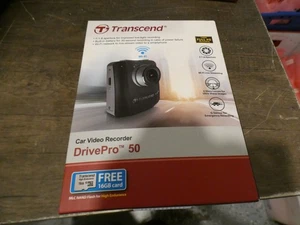 NEW Transcends DrivePro 50 Enregistreur vidéo de voiture complet HD 1080p Caméra de tableau de bord