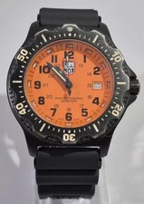 Luminox Black Ops Series 8400 Divers Watch Rare Orange Dial