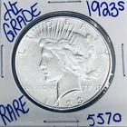 1923 S SILVER PEACE DOLLAR AUTHENTIC HI GRADE U.S. MINT COIN FREE SHIPPING 5570