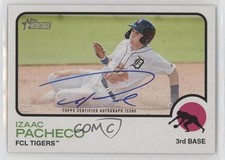 2022 Topps Heritage Minor League Edition Real One Izaac Pacheco #ROA-IP Auto 1b8