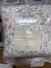 Laura Ashley 7pc Full/Queen Arden Floral Comforter Bedding Set Pink BRAND NEW  
