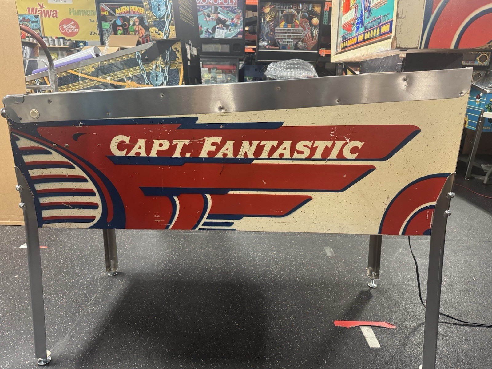 1976 CAPTAIN FANTASTIC AND THE BROWN DIRT COWBOY PINBALL MACHINE FULLY REFURBISH