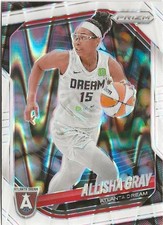 2025 Panini Prizm WNBA Allisha Gray #16 White Prizm SP Atlanta Dream 