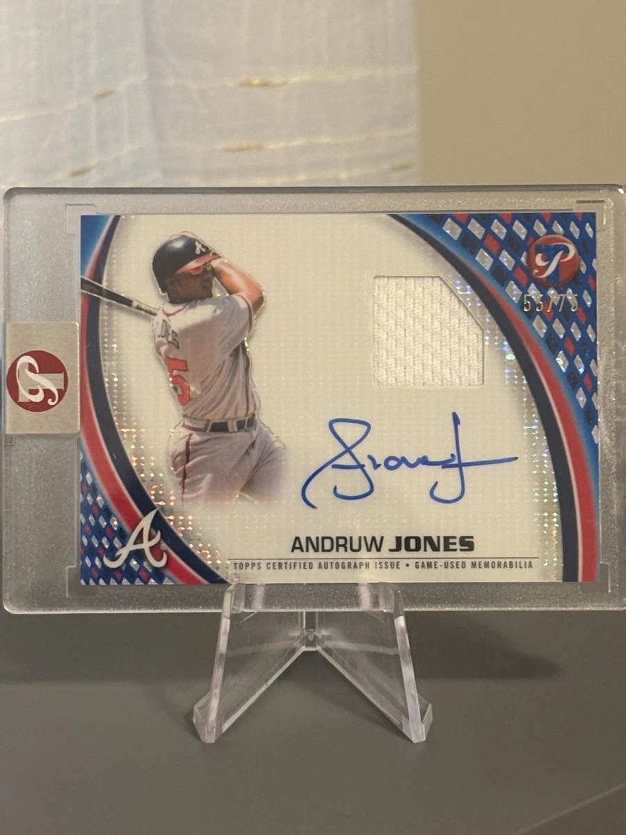 Andruw Jones Baseball Original Autographed Sports Trading Cards