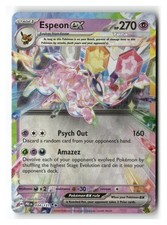 Espeon ex 034/131 Double Rare Prismatic Evolutions Pokemon Near Mint