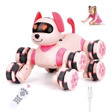 Interactive Robot Dog - Easy Programmable Remote Control Robotic Pet with Ges...