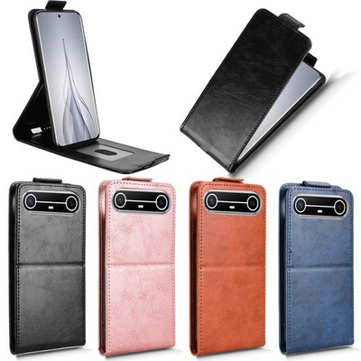 For Tecno Pova Slirm 5G, Luxury Vertical Up-Down Leather Wallet Stand Case Cover