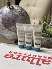 3 x Dr. Brandt Hyaluronic Facial Cream .25oz / 7.5g Each Travel Mini Sealed G1