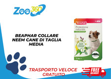 BEAPHAR COLLARE CANE TAGLIA MEDIA NEEM + TRASPORTO GRATIS