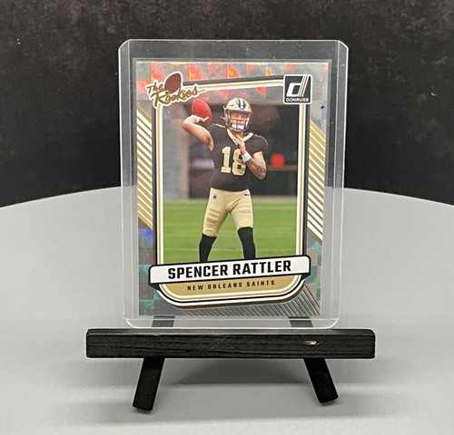 2024 Panini Donruss Spencer Rattler RC Optic Preview Red Pandora #359 PSA - Picture 6 of 7