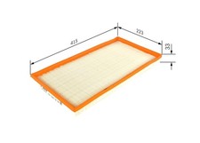 Luftfilter BOSCH F 026 400 505 Filtereinsatz für MERCEDES KLASSE VITO W447 Mixto