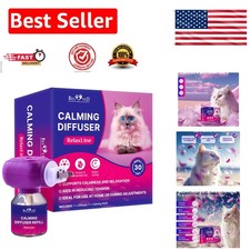 Feline Calm Cat Calming Diffuser - Drug-Free Stress Relief  Comfort - 700 Sq Ft